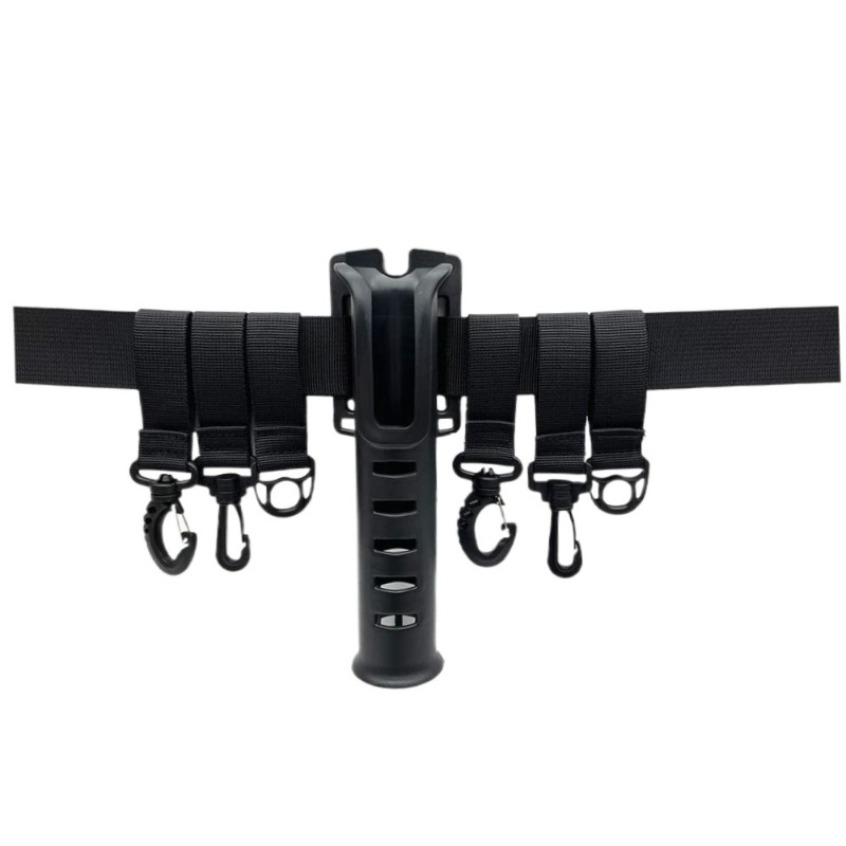 Fishing Equipment Hanger - 1 Cinturón de Pesca Ajustable con