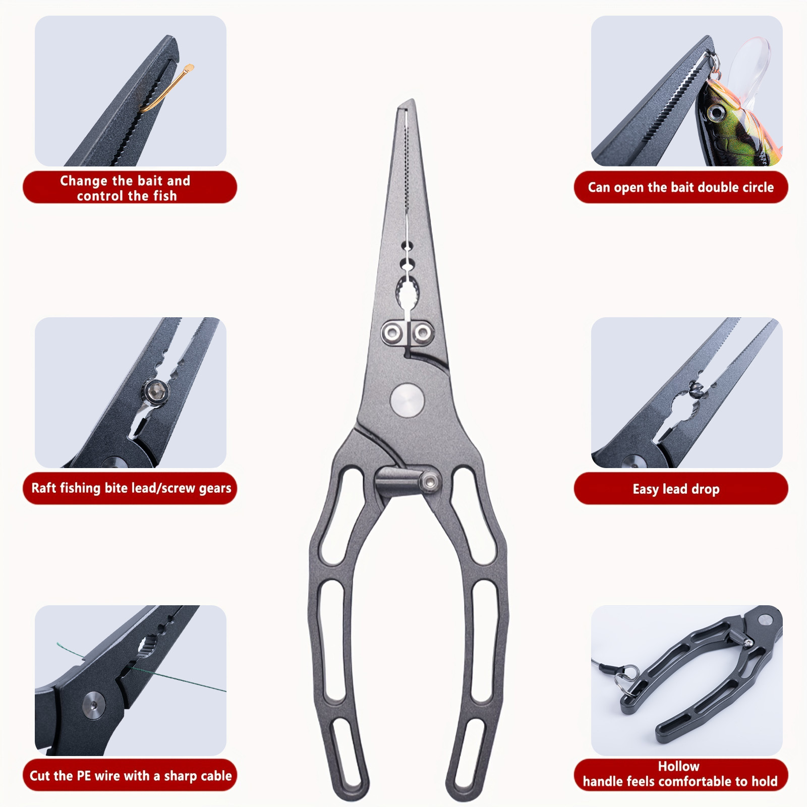 Kit Combinado de Alicates de P - Fishing Equipment Hanger reseña y precio